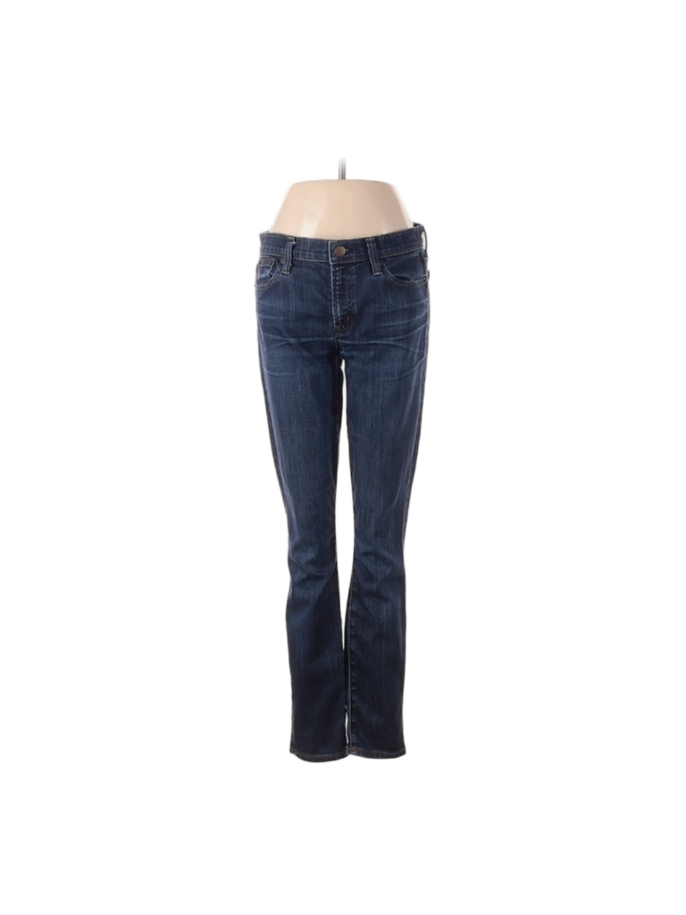 J. Crew Dark Blue Straight-Leg Women's Jeans